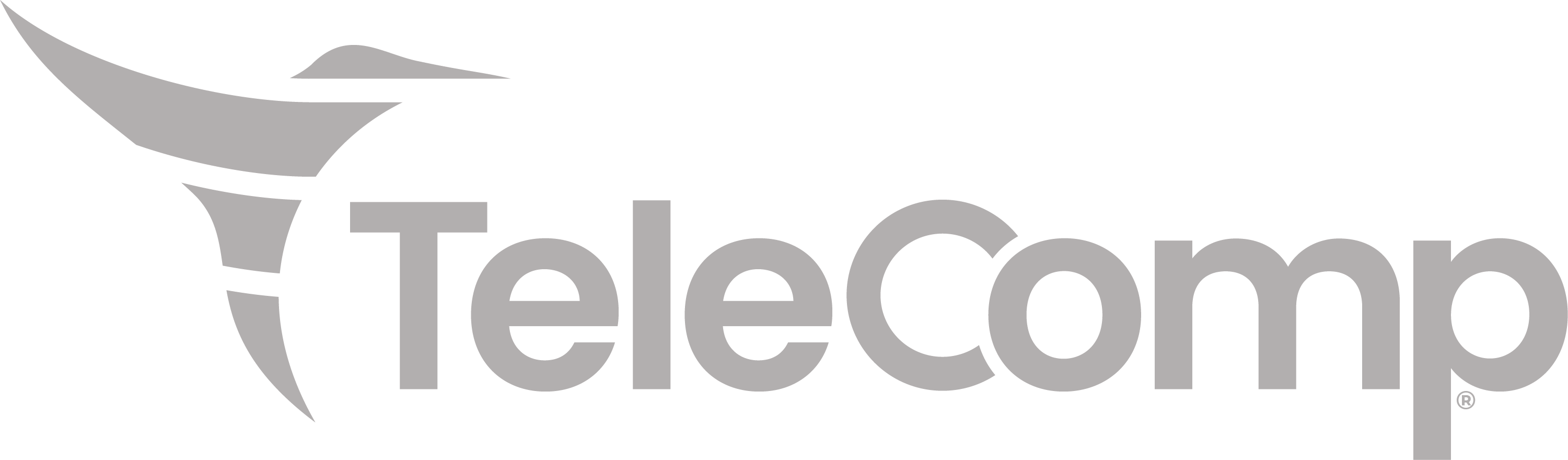 TeleComp grey logo