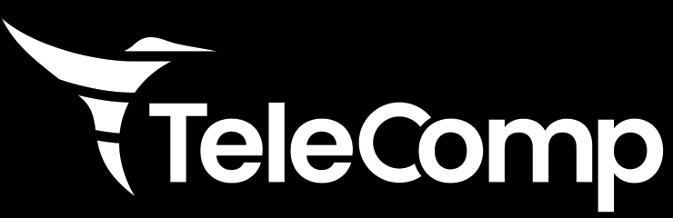 TeleComp White logo